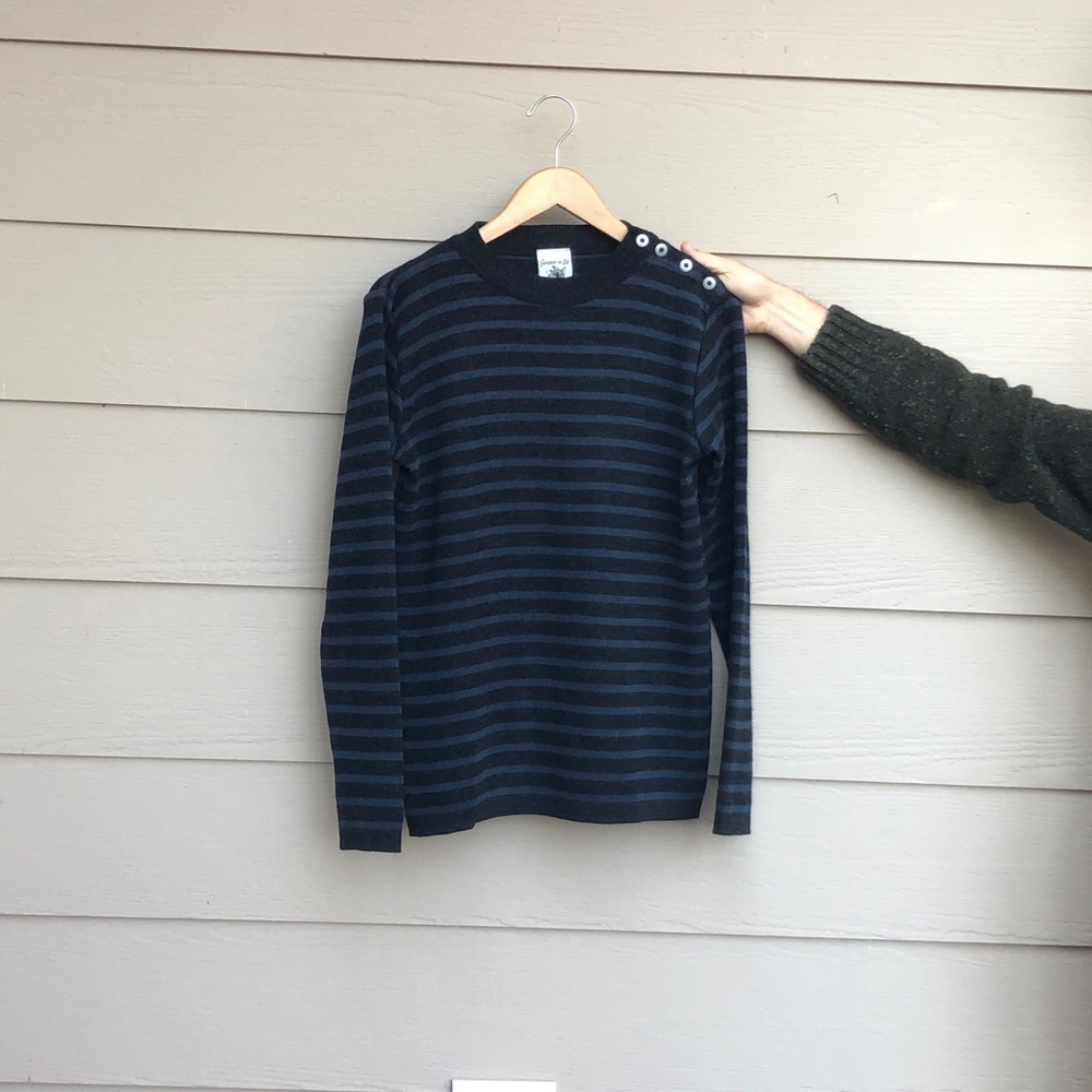 S.N.S. HERNING Wool striped Mariner sweater
